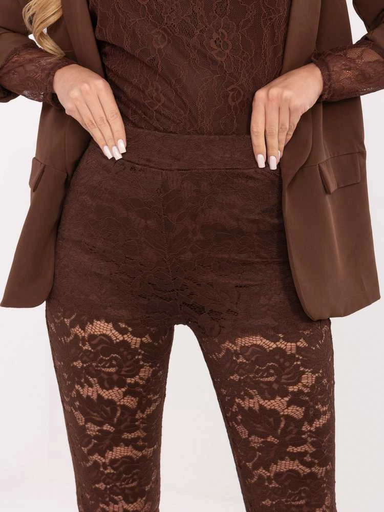 Italy Moda Kelnės-MI-SP-K69-3.21P-ruda
