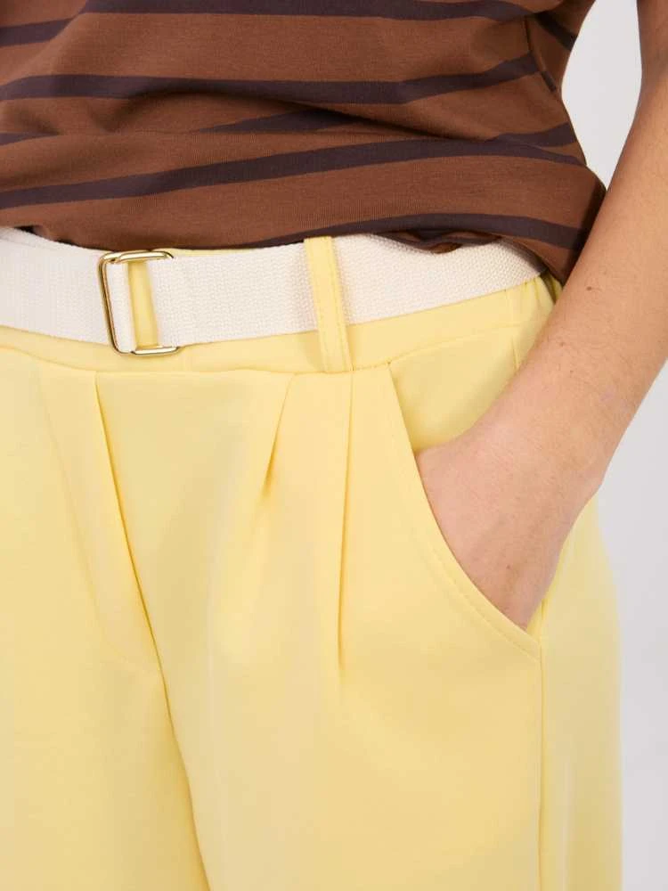 Italy Moda Kelnės-MI-SP-P6224.71-jasny geltona