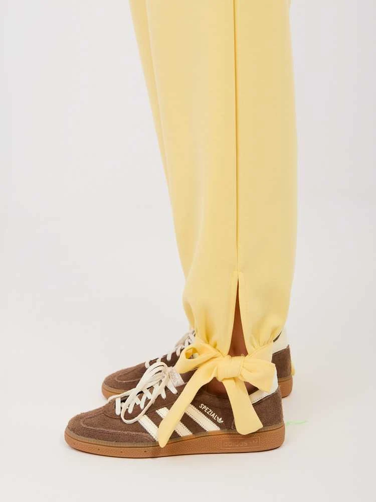Italy Moda Kelnės-MI-SP-P6845.68-jasny geltona