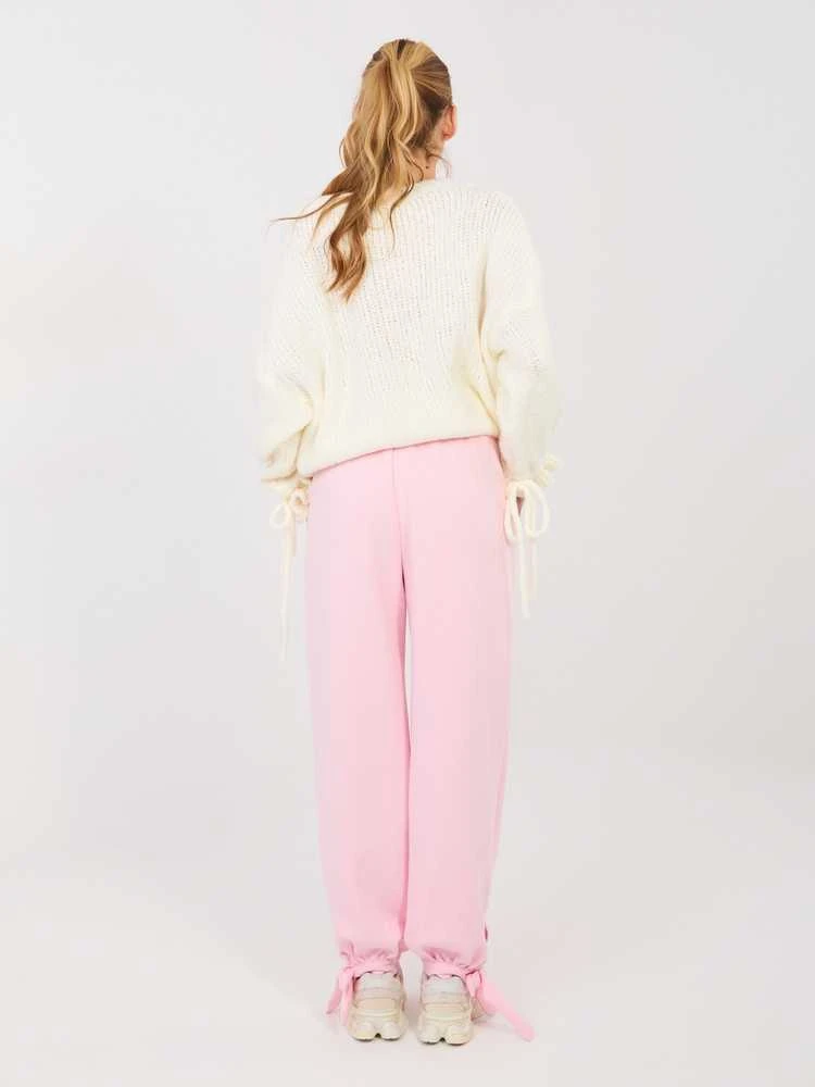 Italy Moda Kelnės-MI-SP-P6845.68-jasny rožinė