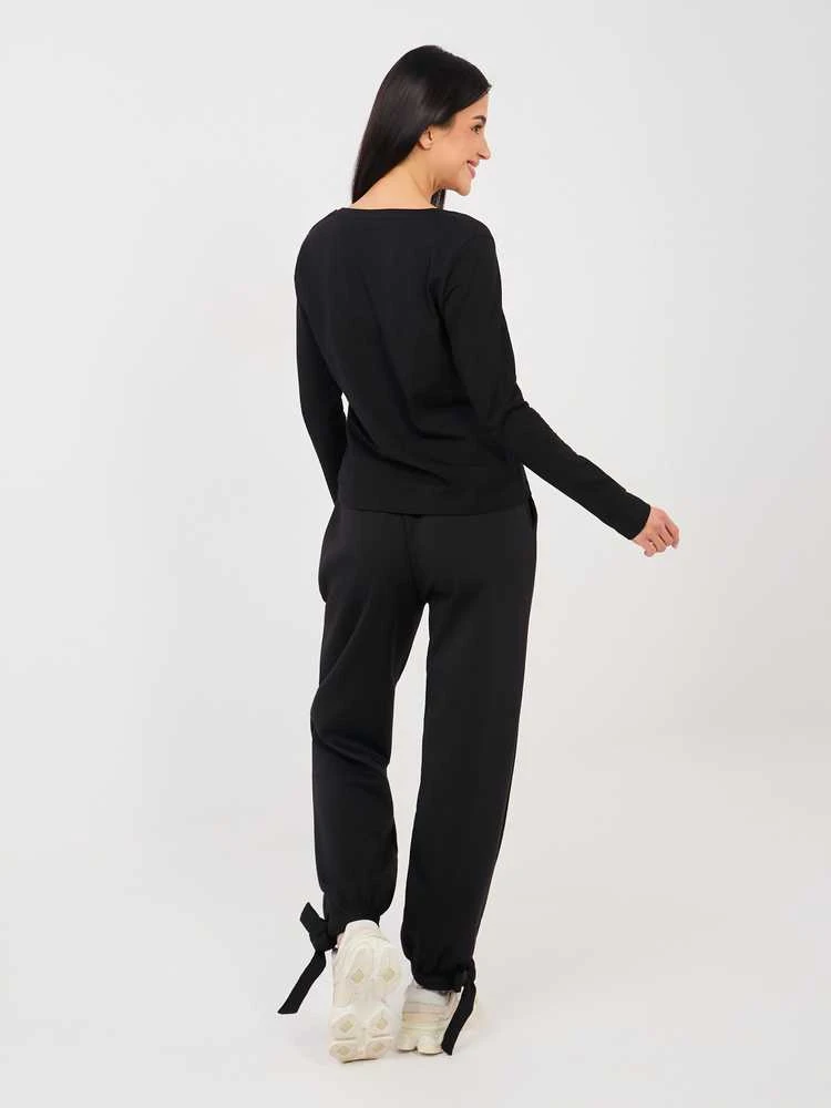 Italy Moda Kelnės-MI-SP-P6845.68-juoda