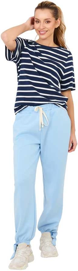 Italy Moda Kelnės-MI-SP-P6845.68-šviesiai mėlyna