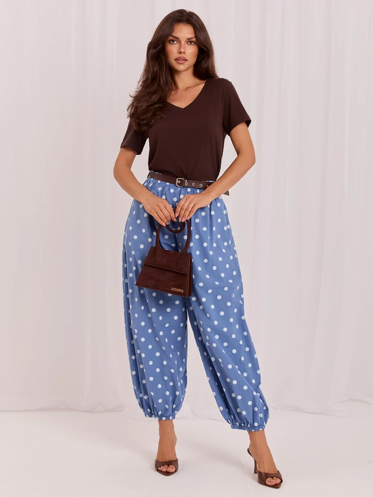 Italy Moda Kelnės-MO-SP-13588.95-mėlyna
