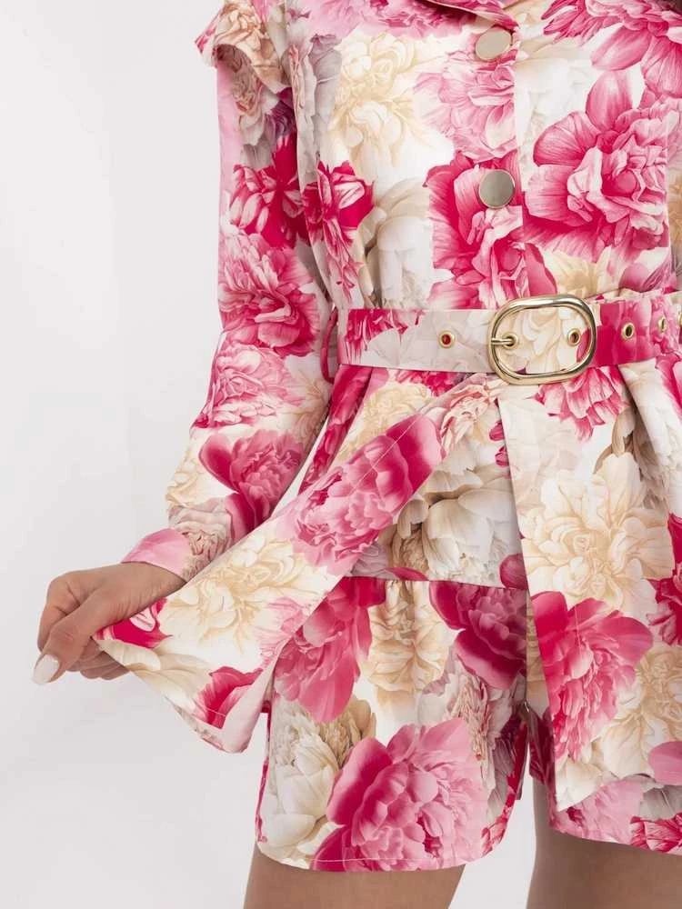 Italy Moda Kombinezonas-DHJ-KO-20615-1.66-beżowo-rožinė
