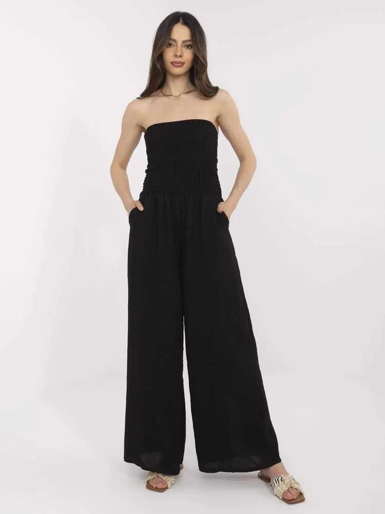 Italy Moda Kombinezonas-MI-KO-271125.80-juoda
