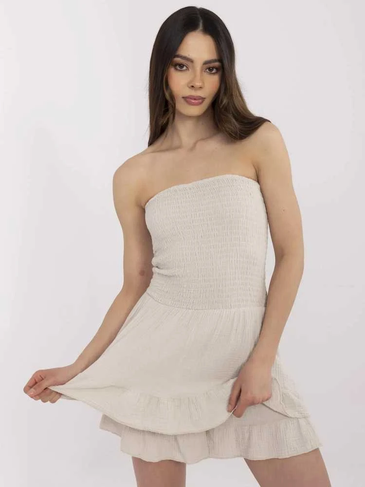 Italy Moda Kombinezonas-MI-KO-61124.94-smėlio spalva