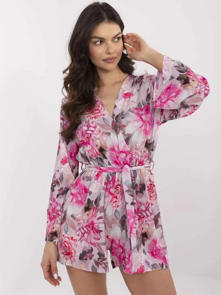 Italy Moda Kombinezonas-MI-KO-T37.77-rožinė