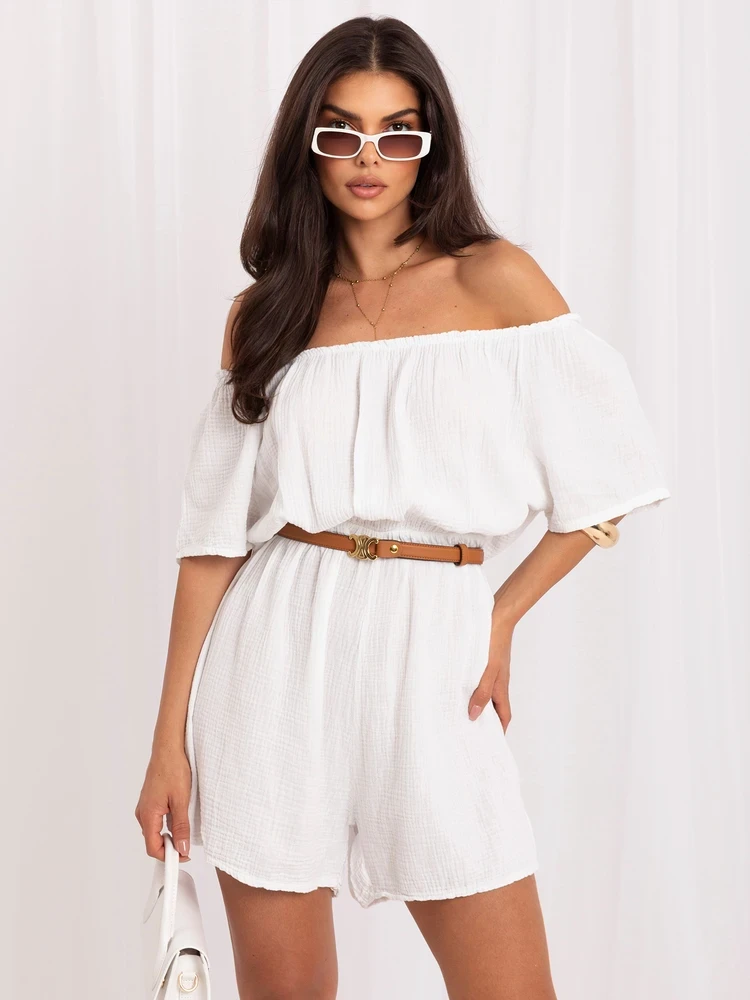 Italy Moda Kombinezonas-MO-KO-0626.84-balta