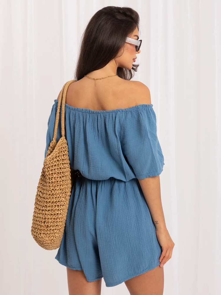 Italy Moda Kombinezonas-MO-KO-0626.86-ciemny mėlyna