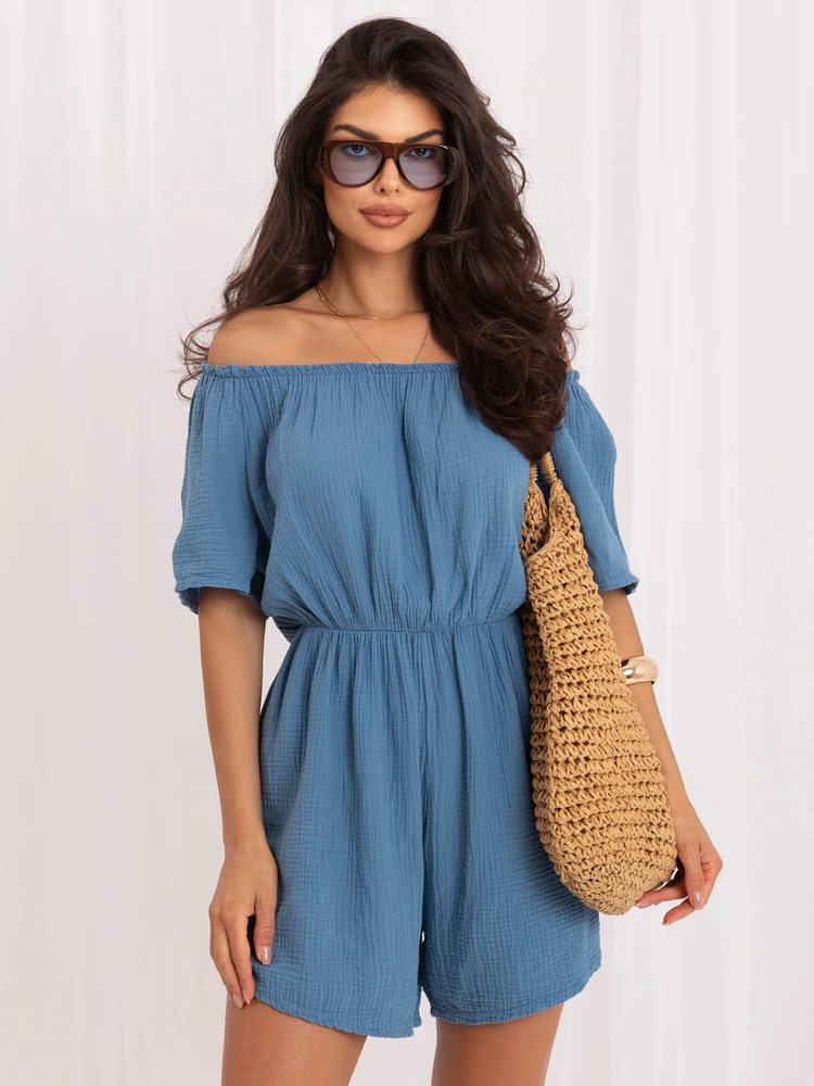 Italy Moda Kombinezonas-MO-KO-0626.86-ciemny mėlyna