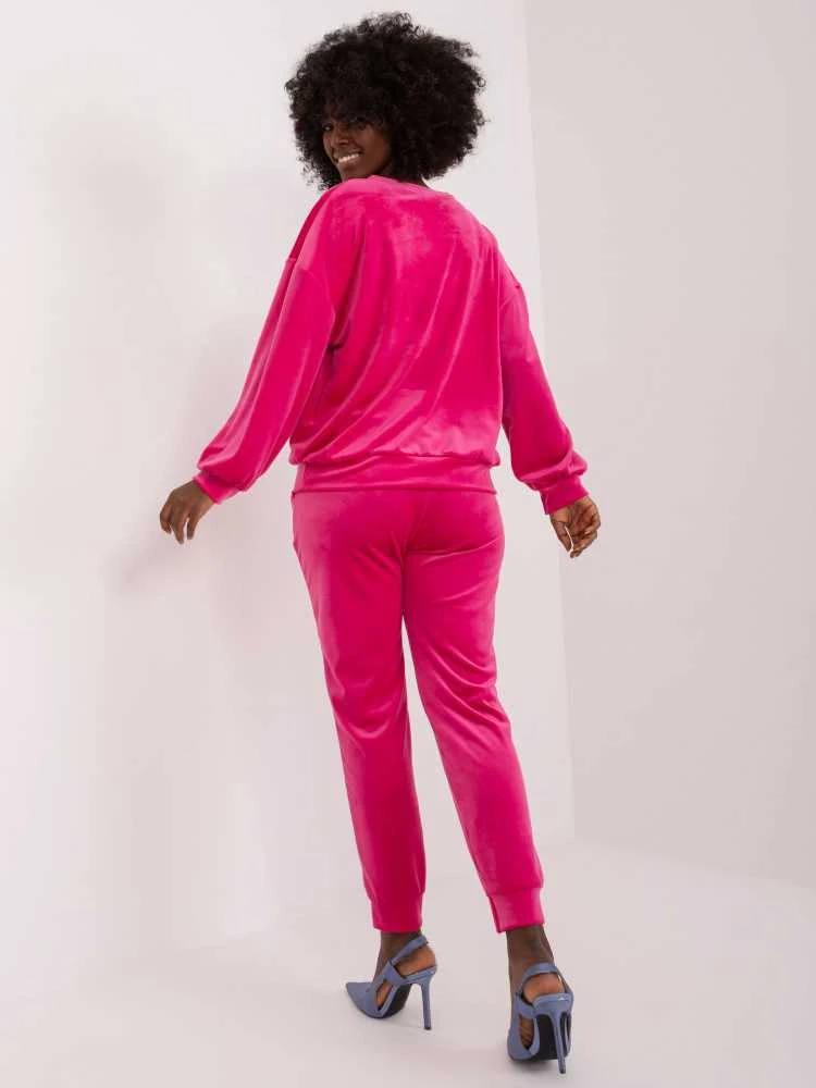 Veliūrinis kostiumas moterims ITALY MODA DHJ-KMPL-8655.05