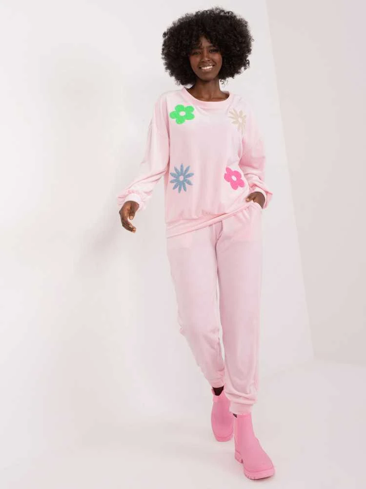 Veliūrinis kostiumas moterims ITALY MODA DHJ-KMPL-8655.05