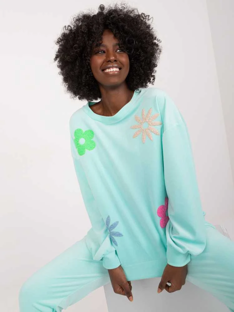Veliūrinis kostiumas moterims ITALY MODA DHJ-KMPL-8655.05