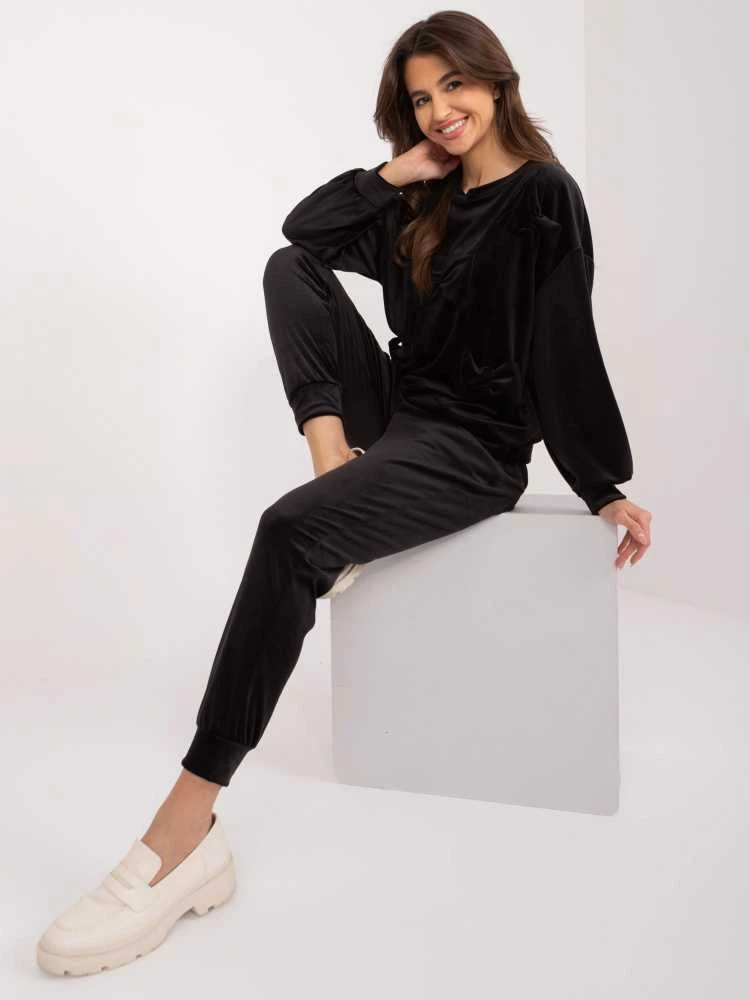 Veliūrinis kostiumas moterims ITALY MODA DHJ-KMPL-8850.68