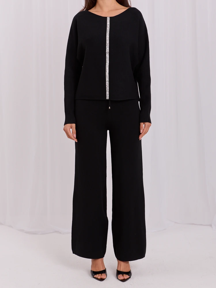 Italy Moda Komplet-IR-KMPL-JK9374A.98-juoda