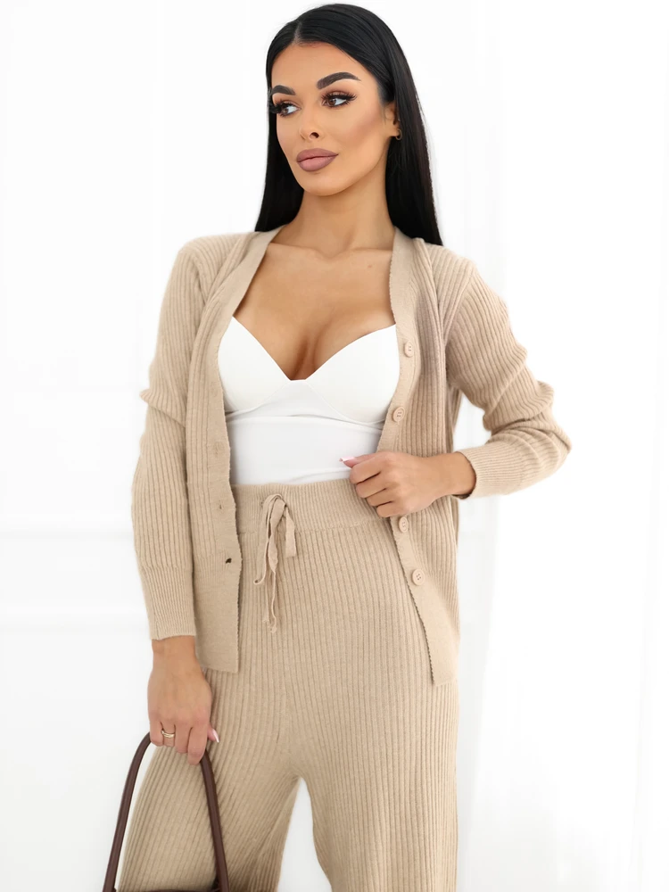 Italy Moda Komplet-IR-KMPL-RR1360.27-camelowy