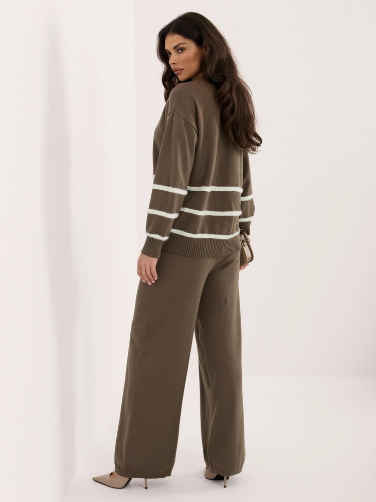 Italy Moda Komplet-IR-KMPL-W2626AB.66-ciemny khaki