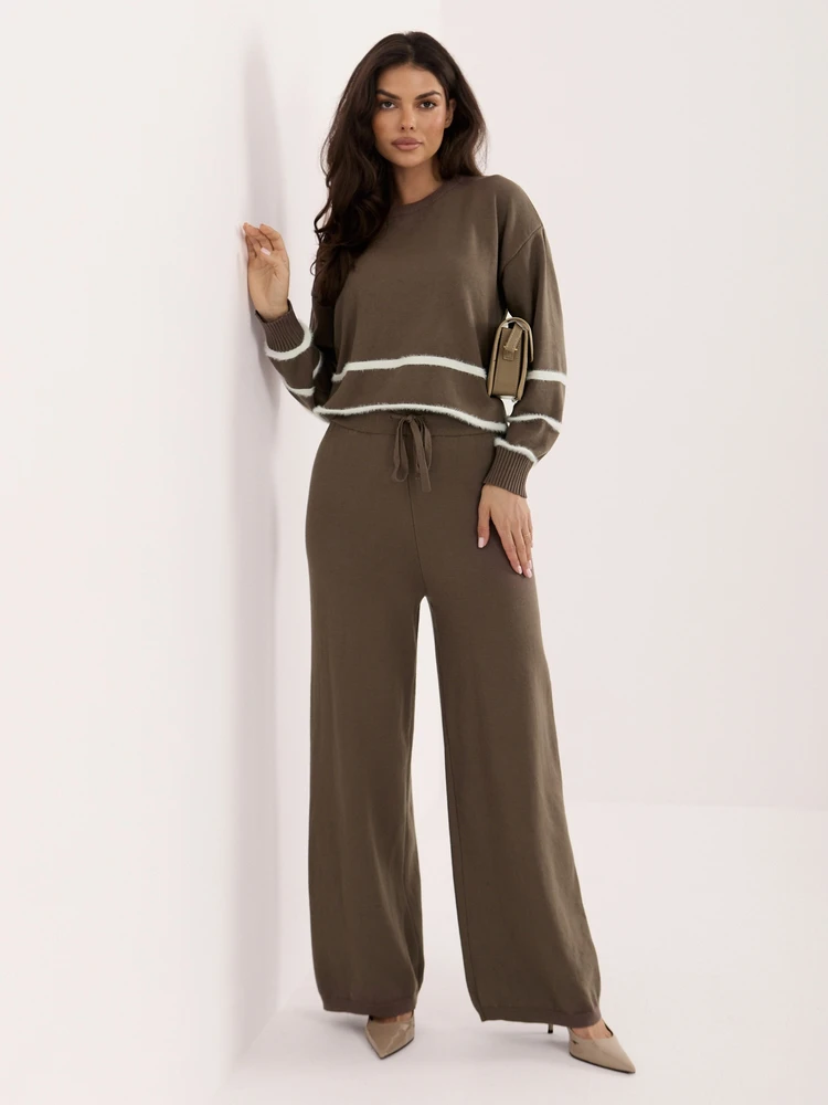 Italy Moda Komplet-IR-KMPL-W2626AB.66-ciemny khaki