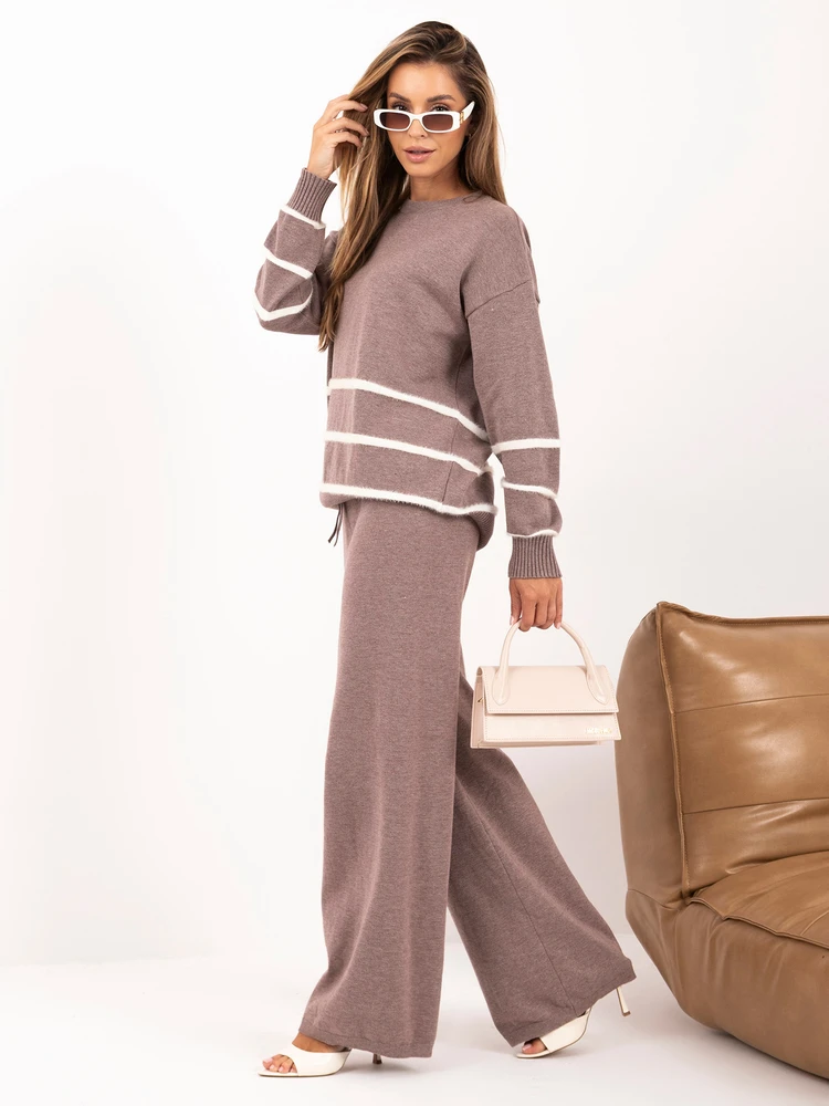 Italy Moda Komplet-IR-KMPL-W2626AB.66-ciemny bezowy