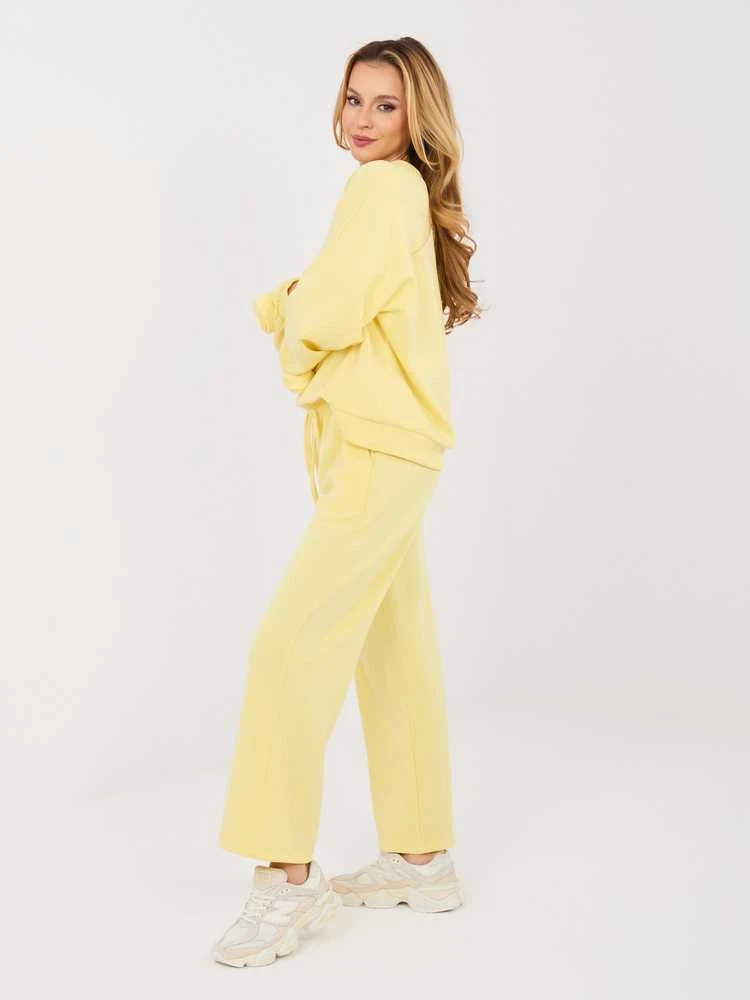 Italy Moda Laisvalaikio kostiumas moterims-IT-KMPL-10015.58-jasny geltona