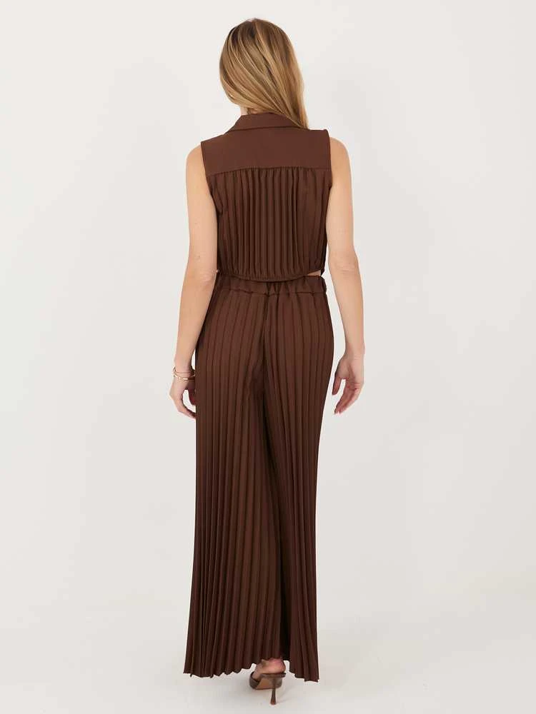 Italy Moda Laisvalaikio kostiumėlis moterims-IT-KMPL-21223.18-ciemny ruda
