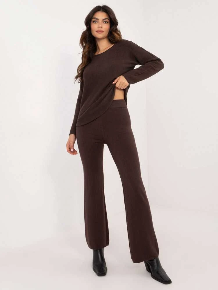 Italy Moda Kostiumėlis moterims-IT-KMPL-2219.51-ciemny ruda