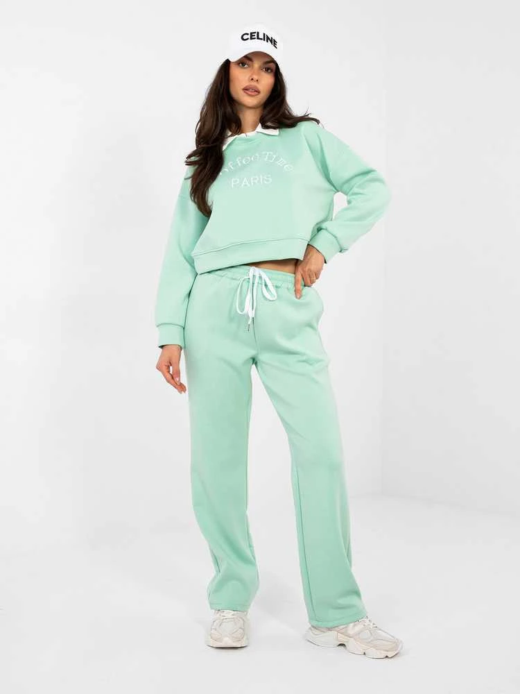 Italy Moda Laisvalaikio kostiumas moterims-IT-KMPL-22212.36-jasny žalia