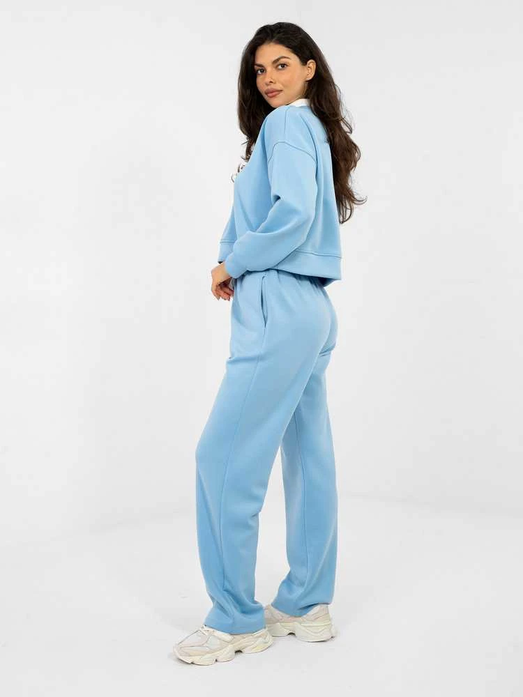Italy Moda Laisvalaikio kostiumas moterims-IT-KMPL-22212.36-šviesiai mėlyna