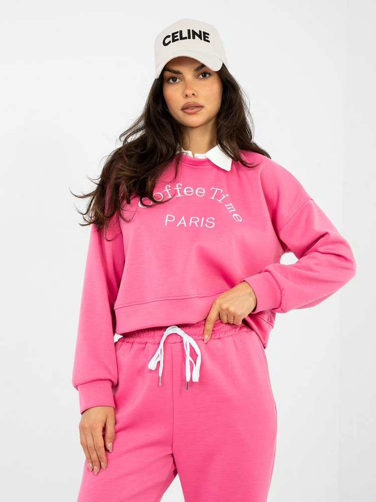 Italy Moda Laisvalaikio kostiumas moterims-IT-KMPL-22212.85-ciemny rožinė
