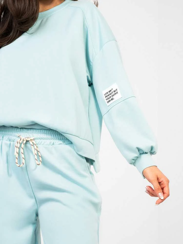 Italy Moda Laisvalaikio kostiumas moterims-t-IT-KMPL-9781.15-mietowy