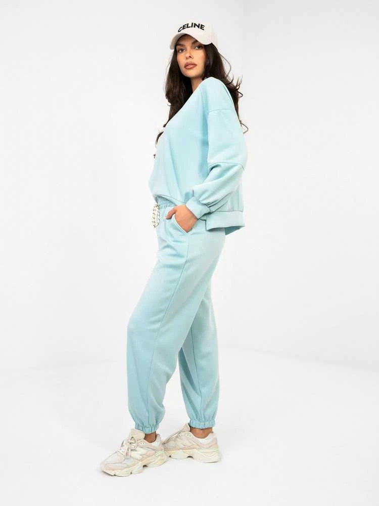 Italy Moda Laisvalaikio kostiumas moterims-t-IT-KMPL-9781.15-mietowy