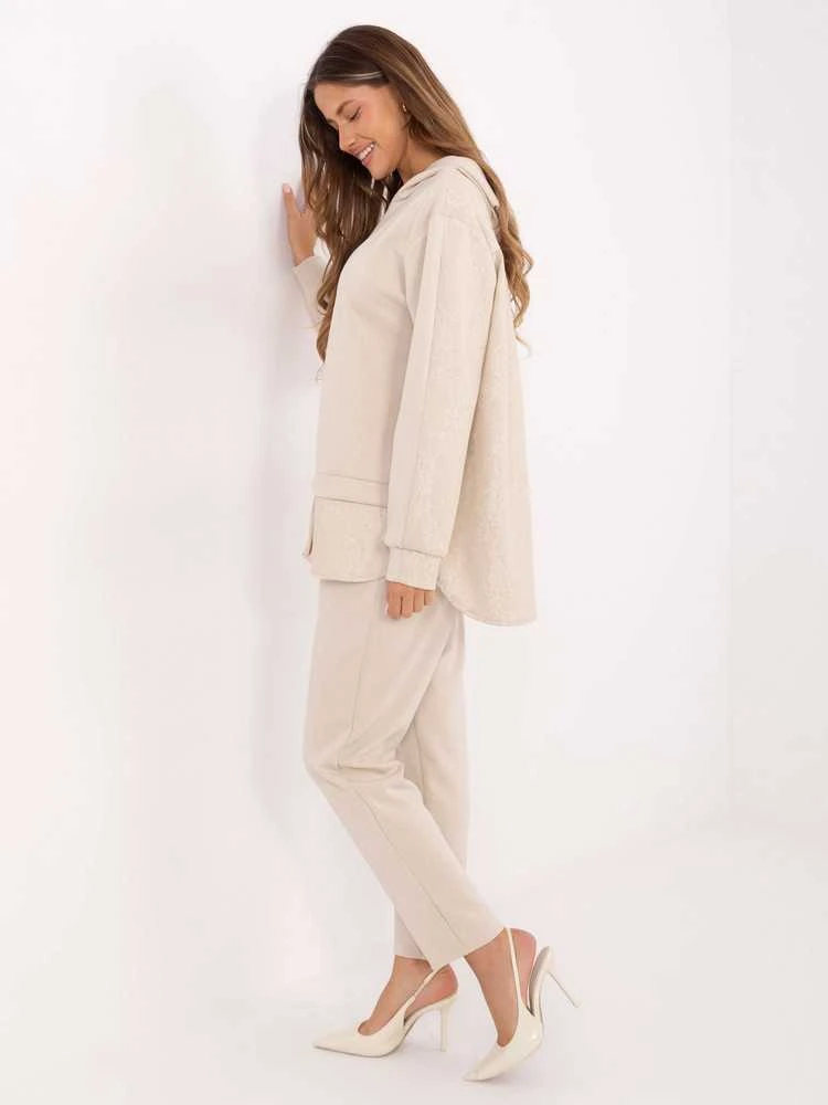 Italy Moda Laisvalaikio kostiumas moterims--IT-KMPL-9860.61-jasny smėlio spalva