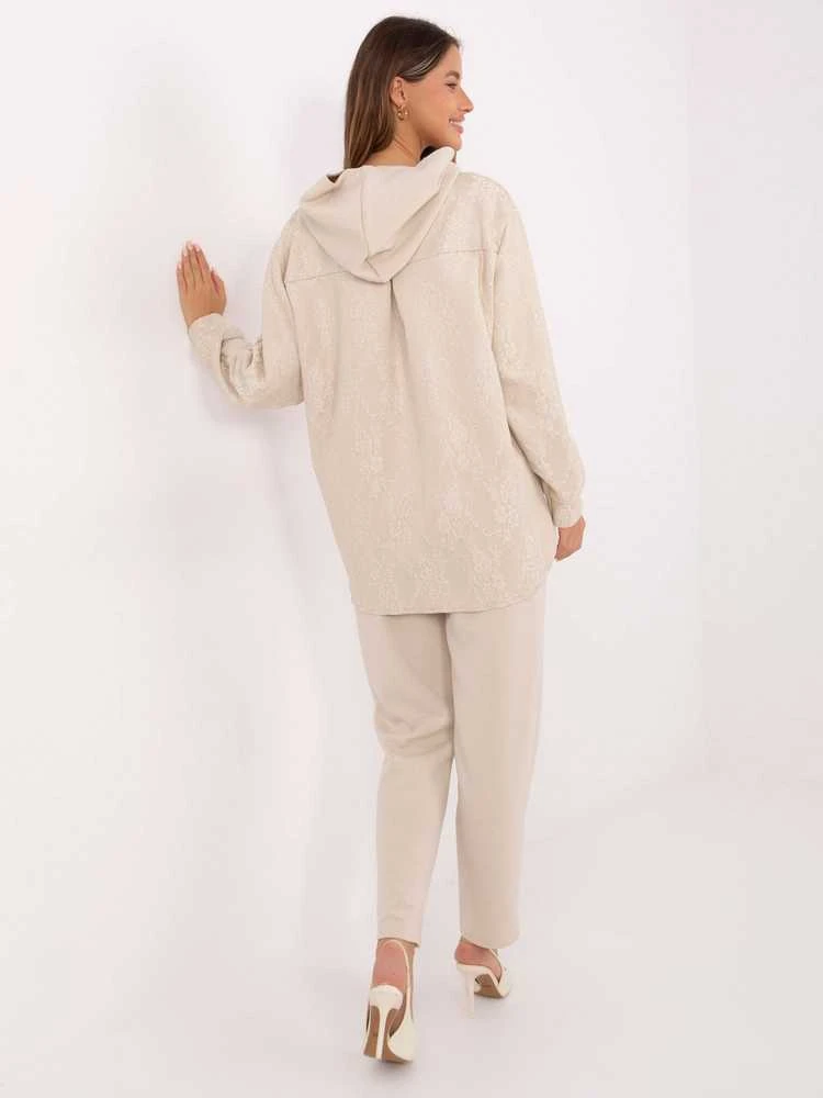 Italy Moda Laisvalaikio kostiumas moterims--IT-KMPL-9860.61-jasny smėlio spalva