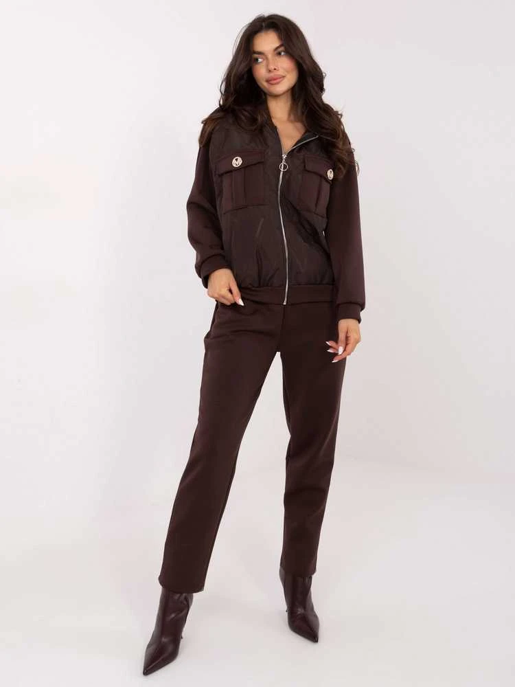 Italy Moda Laisvalaikio kostiumas moterims--IT-KMPL-9872.97-ciemny ruda
