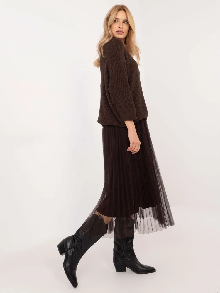 Italy Moda Komplet-MI-KMPL-24266.65P-ciemny ruda