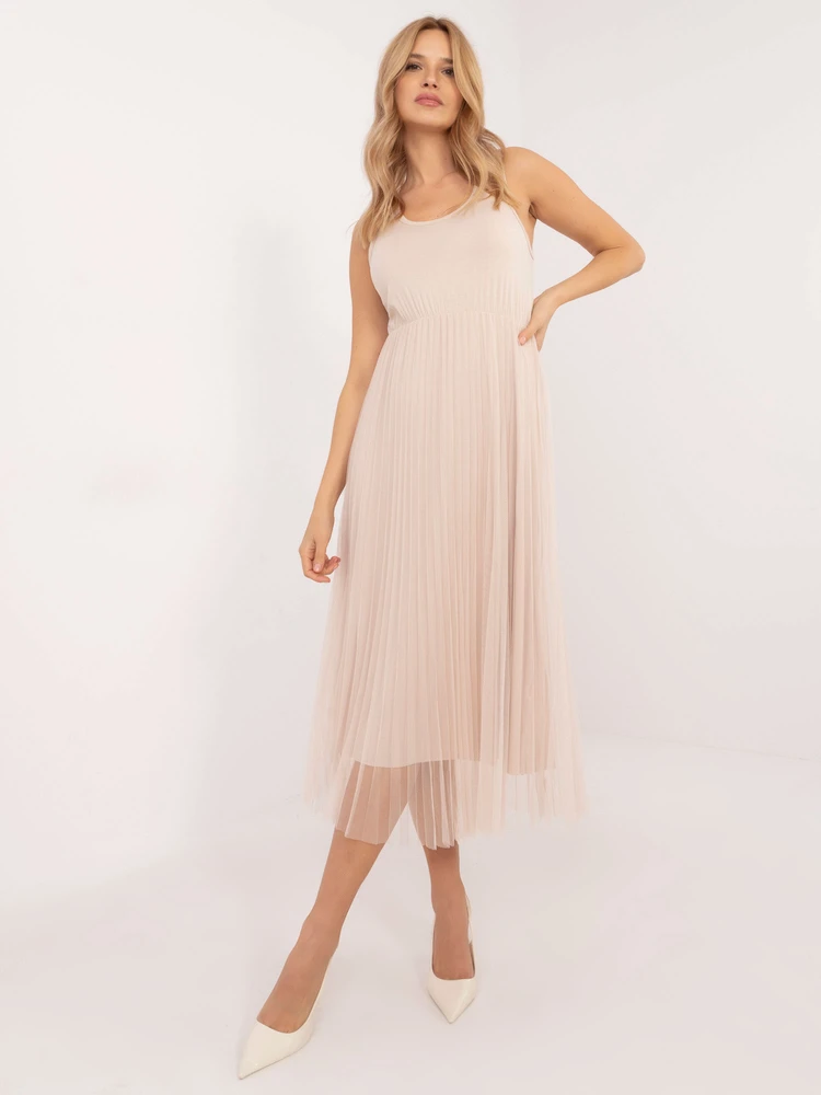 Italy Moda Komplet-MI-KMPL-24266.65P-smėlio spalva