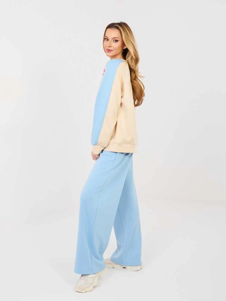 Italy Moda Laisvalaikio kostiumas moterims-MI-KMPL-82649.29-šviesiai mėlyna