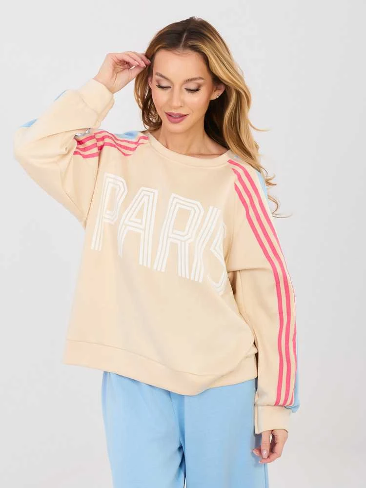 Italy Moda Laisvalaikio kostiumas moterims-MI-KMPL-82649.29-šviesiai mėlyna