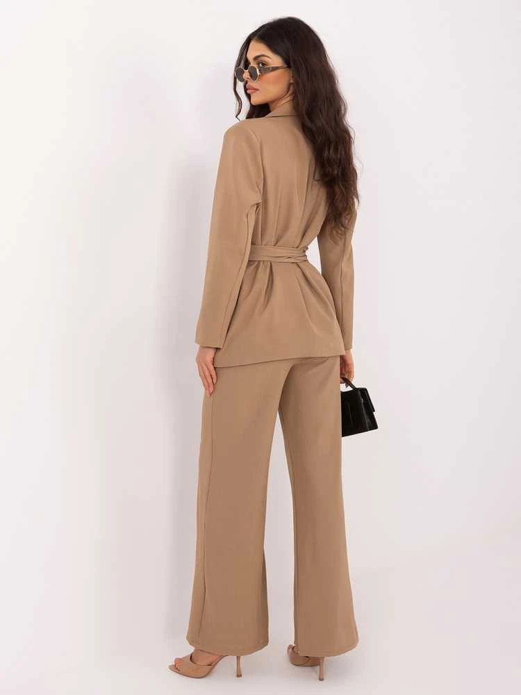 Italy Moda Kostiumėlis moterims-MI-KMPL-A2943.85-camelowy
