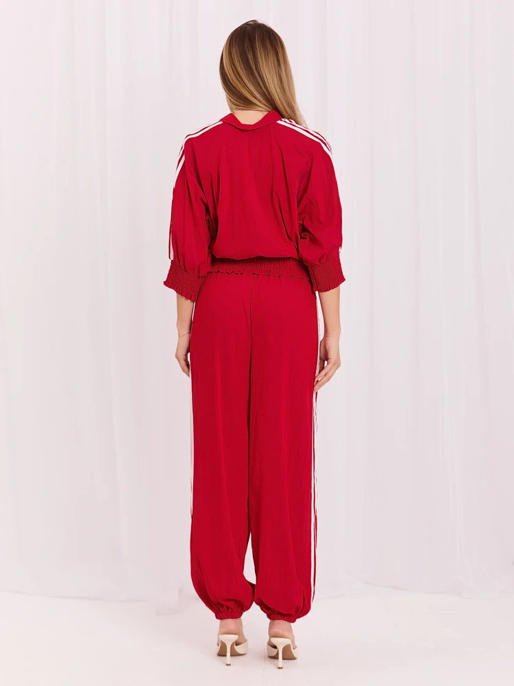 Italy Moda Komplet-MI-KMPL-K7173M.95-raudona