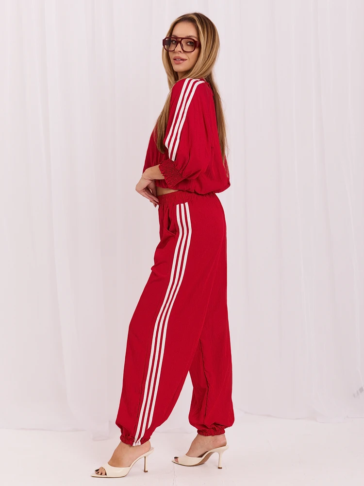 Italy Moda Komplet-MI-KMPL-K7173M.95-raudona