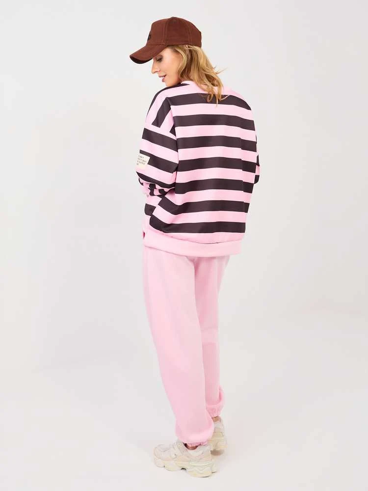 Italy Moda Kostiumėlis moterims-MI-KMPL-M5879-1.30-jasny rožinė