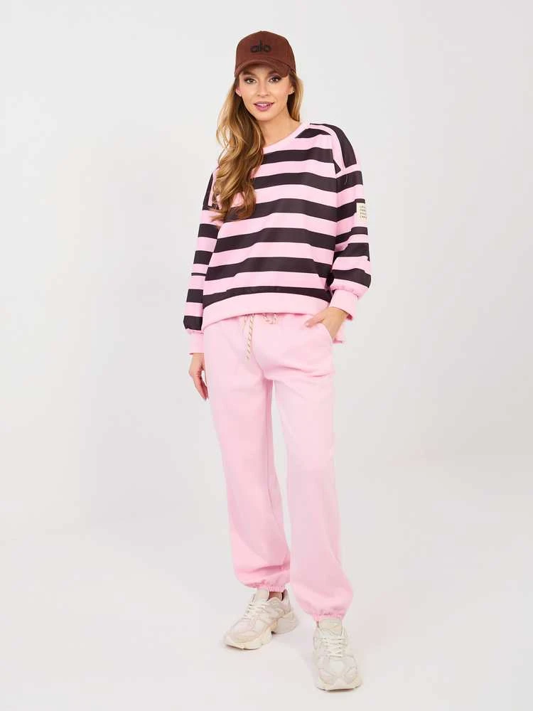 Italy Moda Kostiumėlis moterims-MI-KMPL-M5879-1.30-jasny rožinė