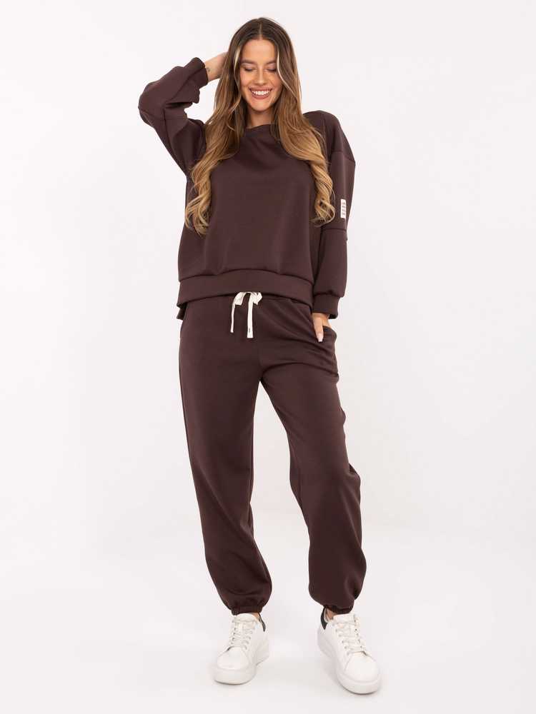 Italy Moda Komplet-MI-KMPL-M5879.86-ciemny ruda