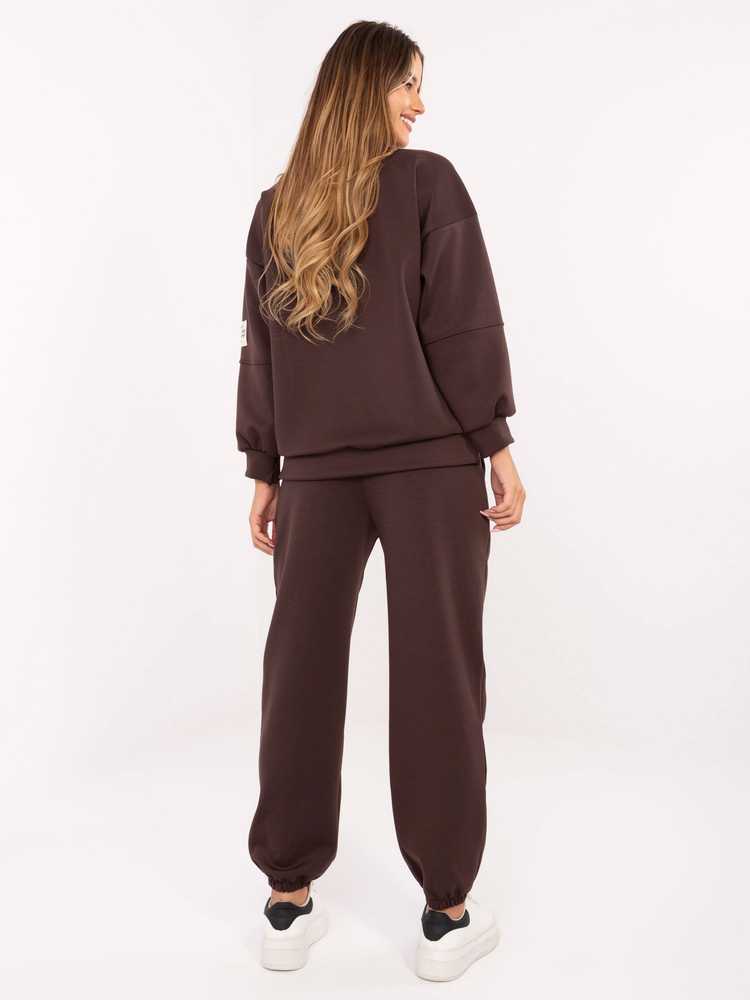 Italy Moda Komplet-MI-KMPL-M5879.86-ciemny ruda