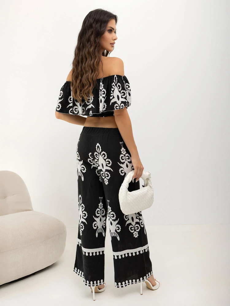 Italy Moda Laisvalaikio kostiumėlis moterims-MO-KMPL-126175.85-juoda