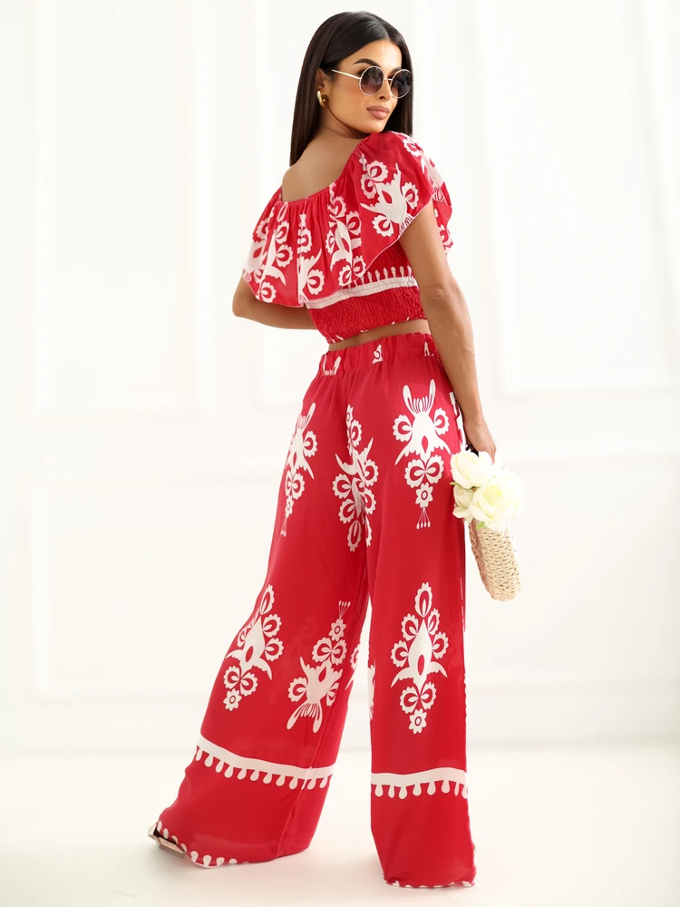 Italy Moda Komplet-MO-KMPL-126175.85-raudona