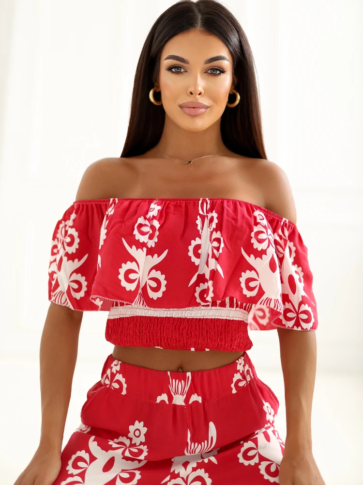 Italy Moda Komplet-MO-KMPL-126175.85-raudona