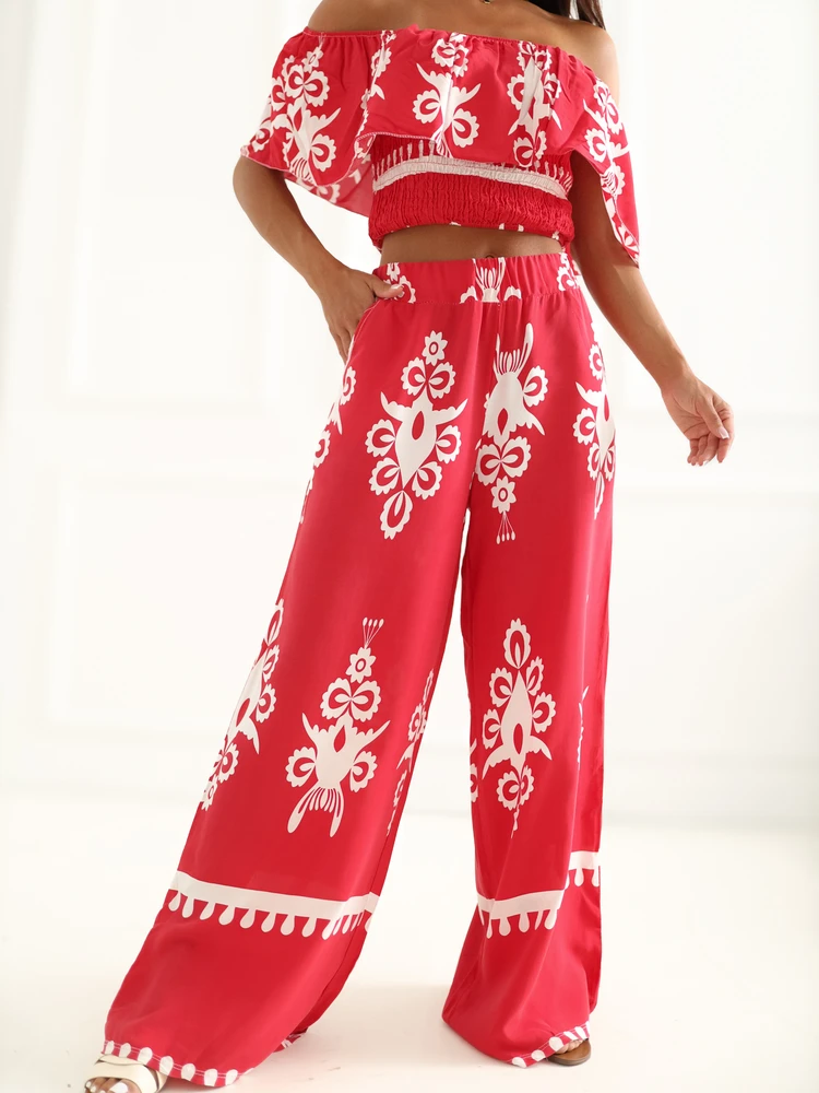 Italy Moda Komplet-MO-KMPL-126175.85-raudona