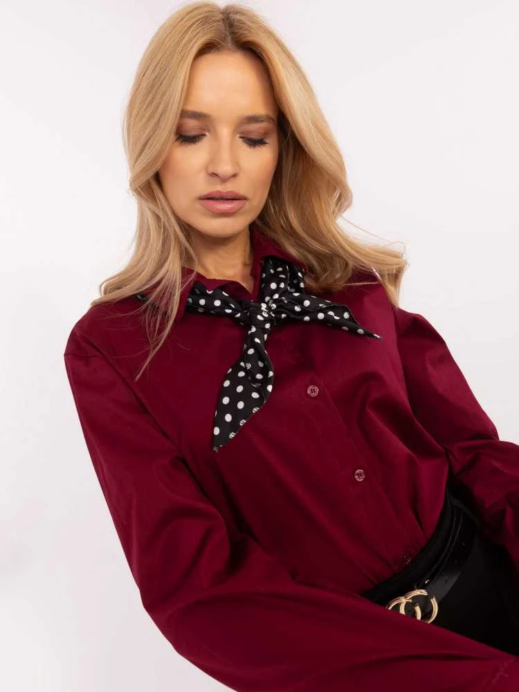 Italy Moda Marškiniai-DHJ-KS-20172.36P-bordo